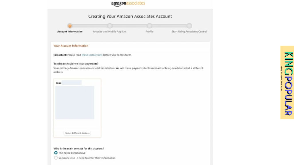 Amazon affiliate