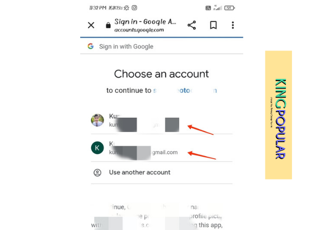 Google AdSense account