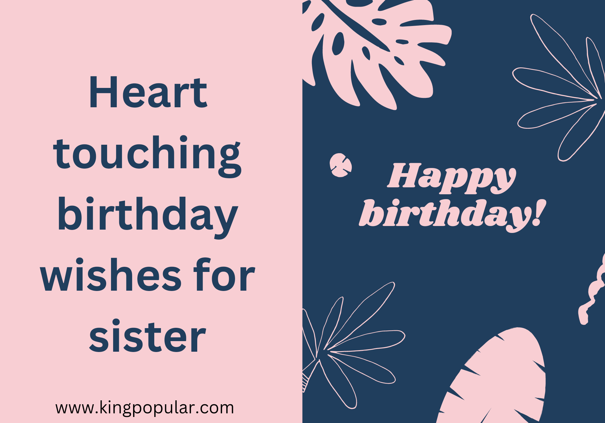 Heart touching birthday wishes for sister