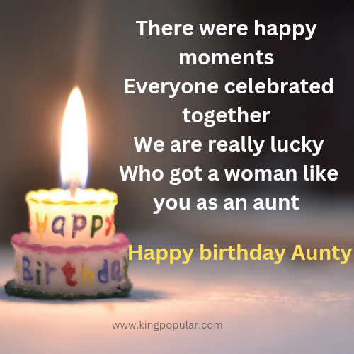 Heart touching birthday wishes for aunt